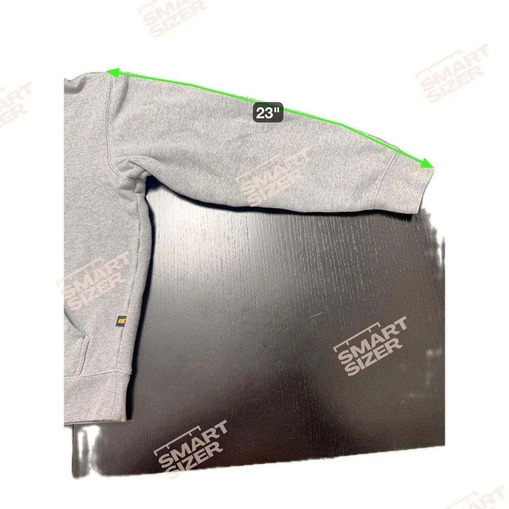 CAT Caterpillar Hoodie Mens M Gray Sweatshirt Workwear Heritage‎ Streetwear